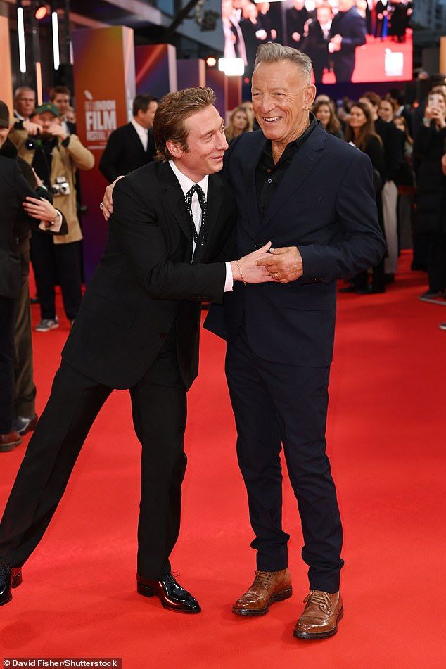 The stars appeared in high spirits as they led the celebs at the event which took place during the BFI London Film Festival on Wednesday