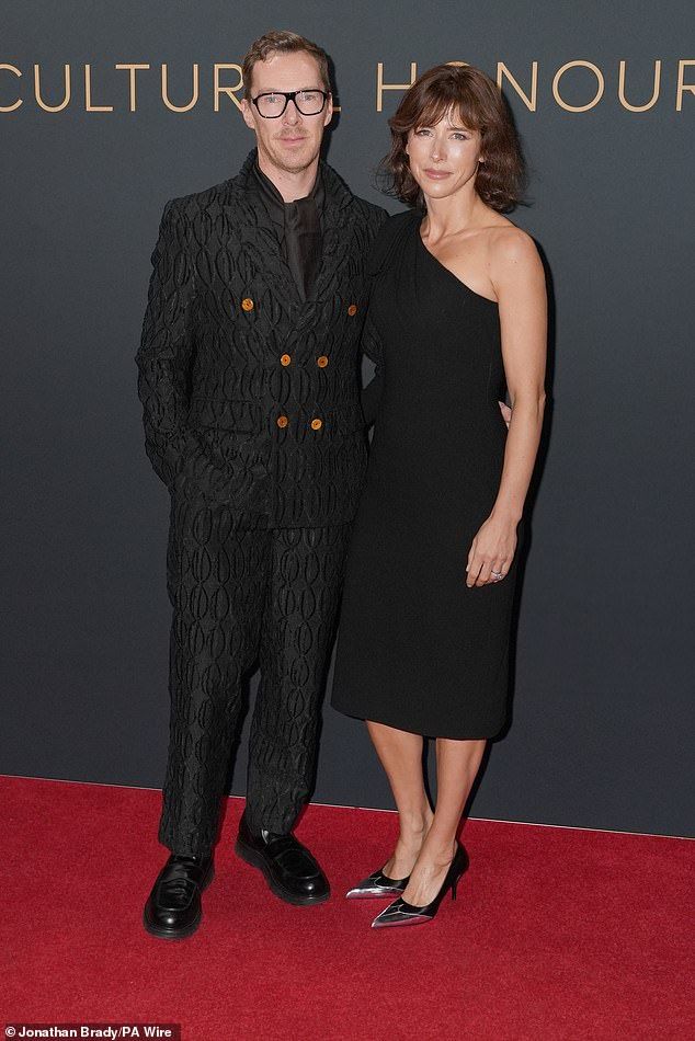 Also in attendance at the special ceremony were Hollywood star Benedict Cumberbatch and his wife Sophie Hunter