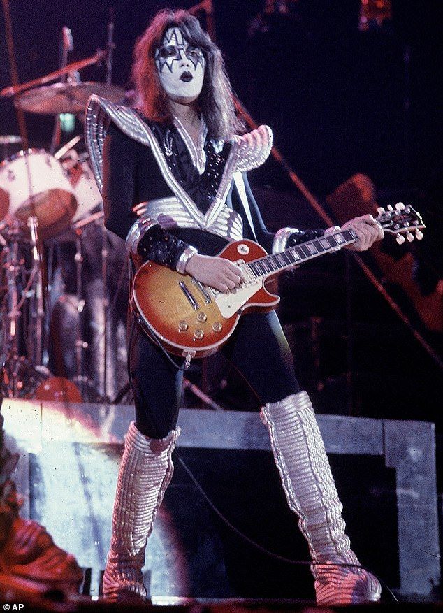 'I am devastated by the passing of Ace Frehley. He was an essential and irreplaceable rock soldier during some of the most formative foundational chapters of the band and its history,' Simmons and Stanley said; Frehley seen in 1977 in Connecticut