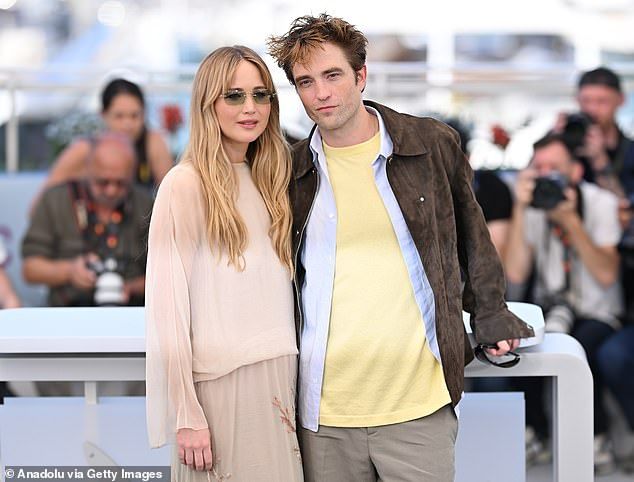 'Then on the first day of filming she asked whether we remembered what we did and asked if we would do it naked!' (pictured together at Cannes Film festival)
