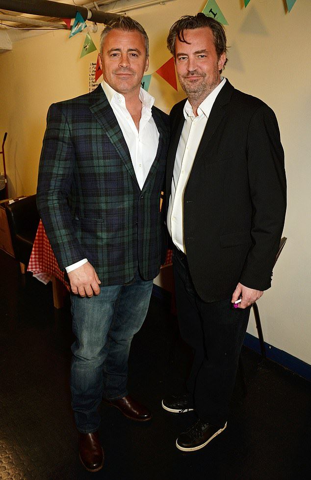 Le Blanc and Perry were close on and off screen - pictured together in 2016