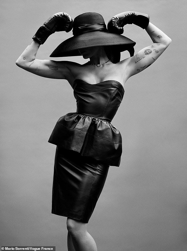 The Flowers artist was in high-end couture from Balenciaga and Maison Valentino for the artsy shoot that took place at the Chateau Marmont in West Hollywood. 'I've always been who I wanted to be. It's by staying true to who you are that you can stand out 