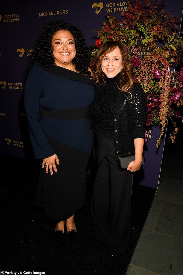 Michelle Buteau and Rosie Perez were also in attendance, posing together at the gala