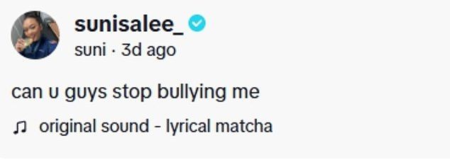 The Olympic gymnast clapped back at her trolls in a TikTok video following her catwalk debut